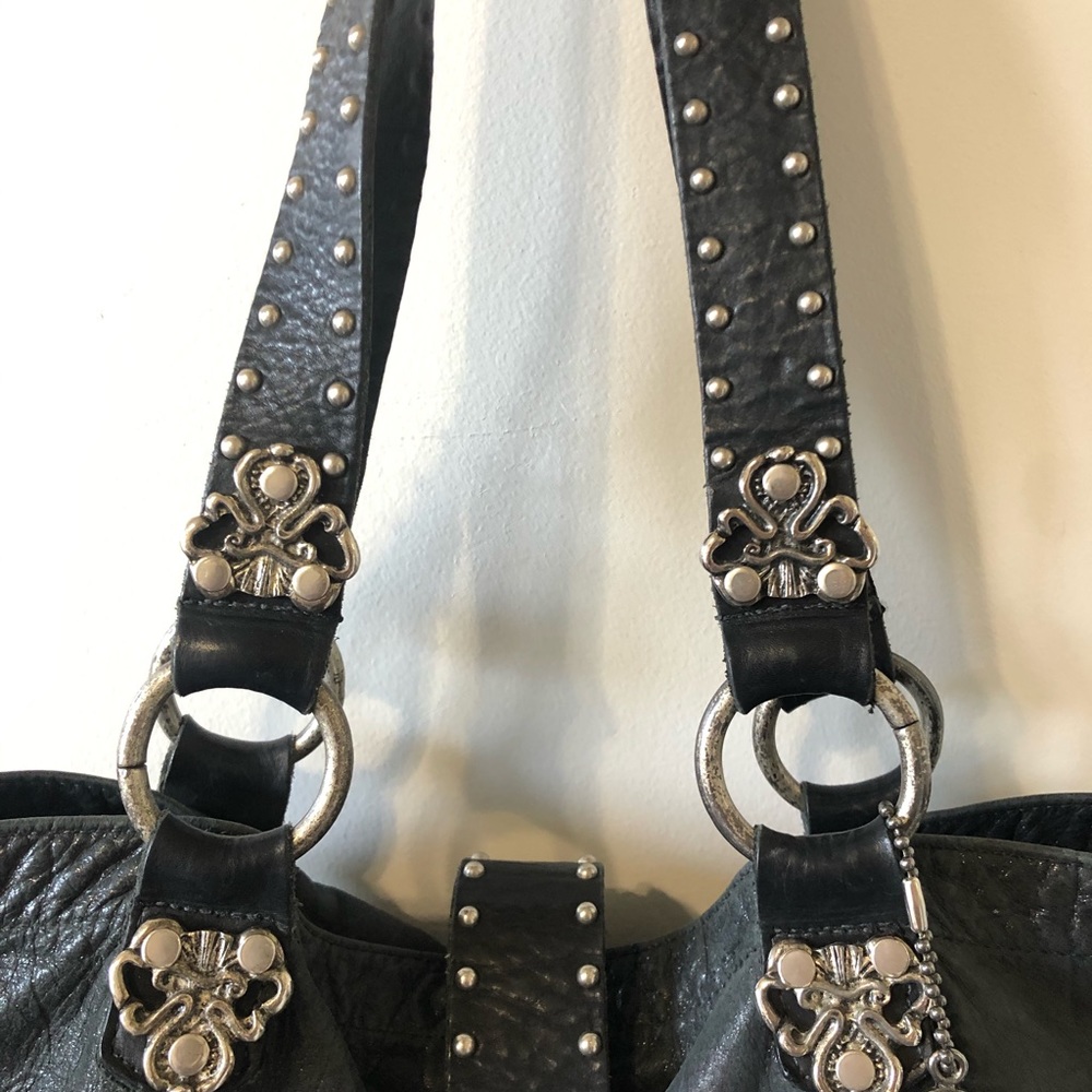 Leatherock USA black n silver bag - Picture 5 of 13